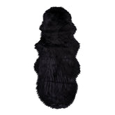 Harris - peau d'agneau - noir - polyester - 60x180 cm